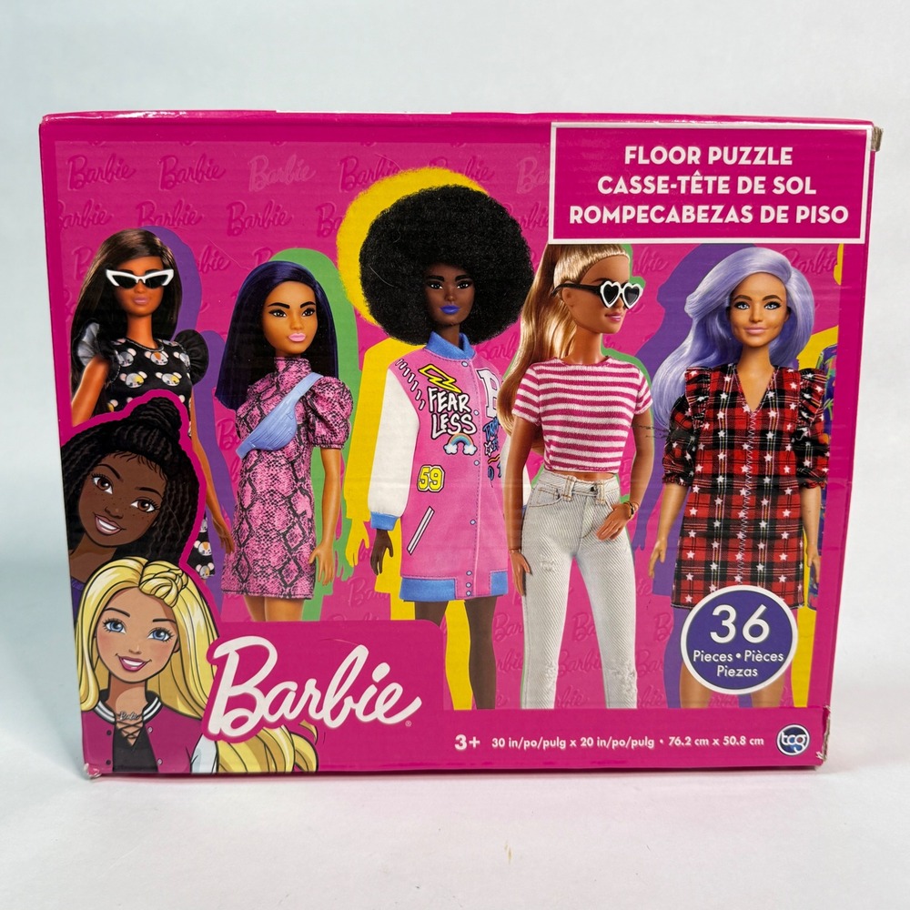 Barbie Fashionistas Floor Puzzle‎ 36 Pieces 30x20 Multicolor Kids Toy 3+ TCG